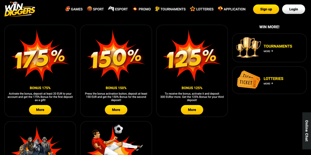 Discover a World of Excitement: Win Diggers Casino Games